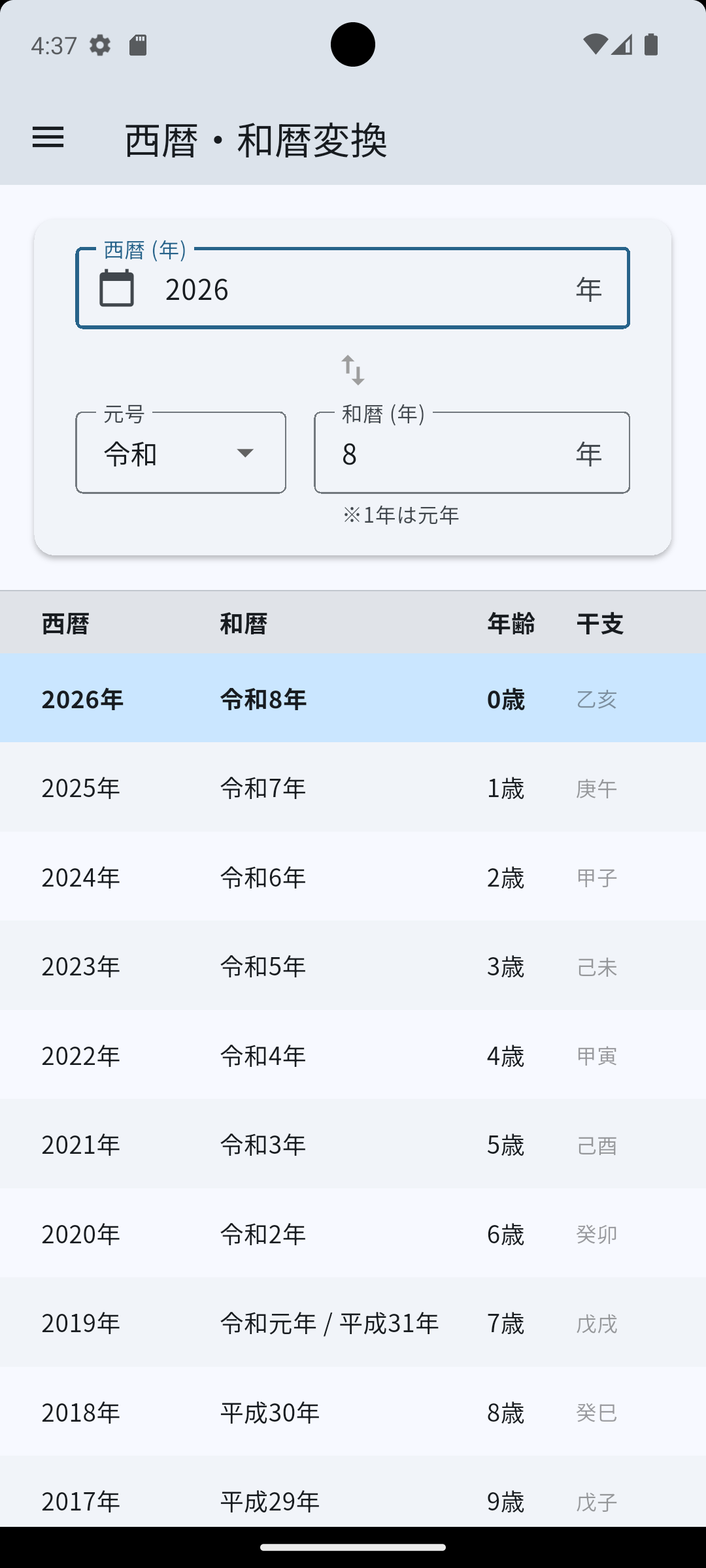 西暦・和暦変換